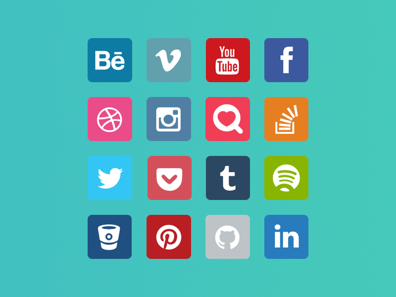 Social icons pack